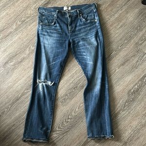 Mid Rise Denim Distressed AGOLDE Jeans